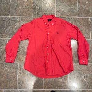 Ralph Lauren Garment-Dyed Oxford Shirt | Classic Fit / Size XL Men’s | Red
